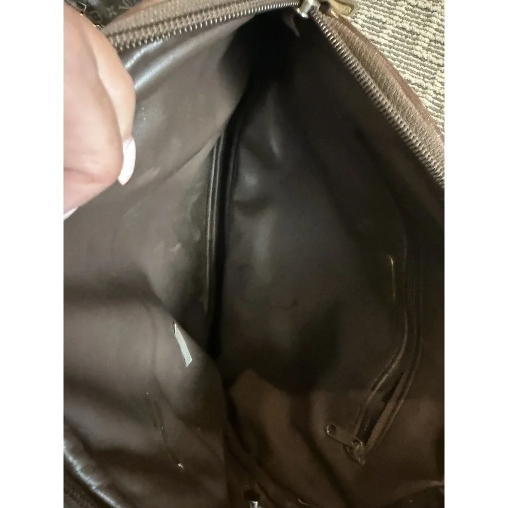 Jacqueline Ferrar Brown Leather Shoulder Bag‎